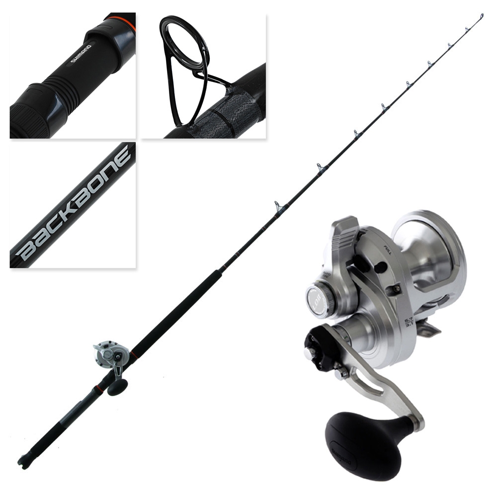 Shimano SpeedMaster LD 16 Backbone 2-Speed Boat Combo 6ft 6in 10-15kg 1pc