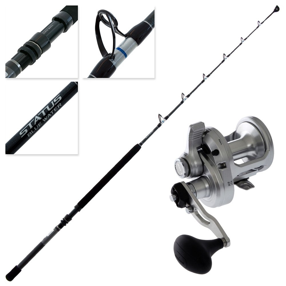 Shimano SpeedMaster LD II 16 Status Blue Water Roller Tip Game Combo 5ft 8in 15kg 1pc
