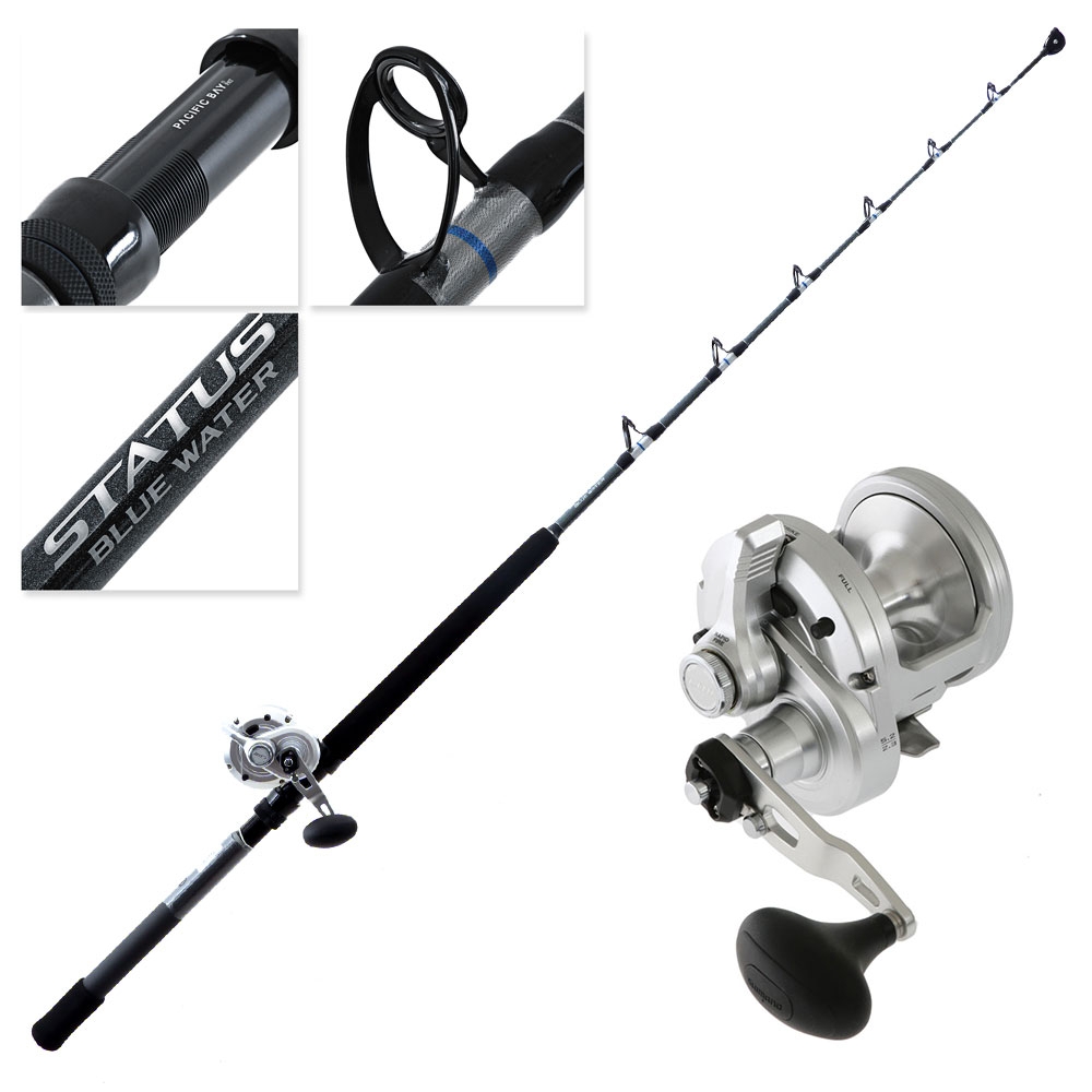 Shimano SpeedMaster LD II 20 Status Blue Water Roller Tip 2-Speed Game Combo 5ft 6in 24kg 1pc