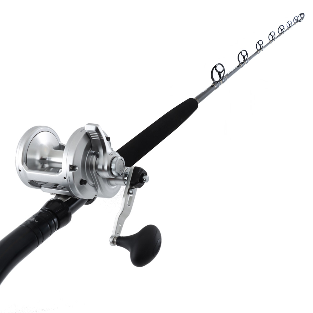 Shimano SpeedMaster LD II 25 Status Blue Water Bent Butt Deep Drop 2-Speed Game Combo 5ft 6in 22-36kg 2pc
