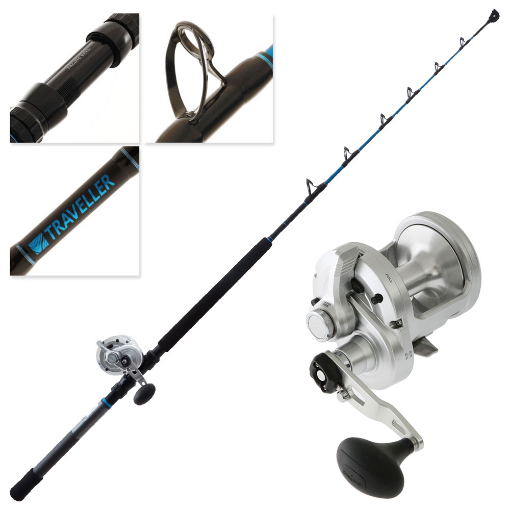 Shimano SpeedMaster LD 25 Traveller 2-Speed Roller Tip Game Combo 5ft 6in 50lb 3pc