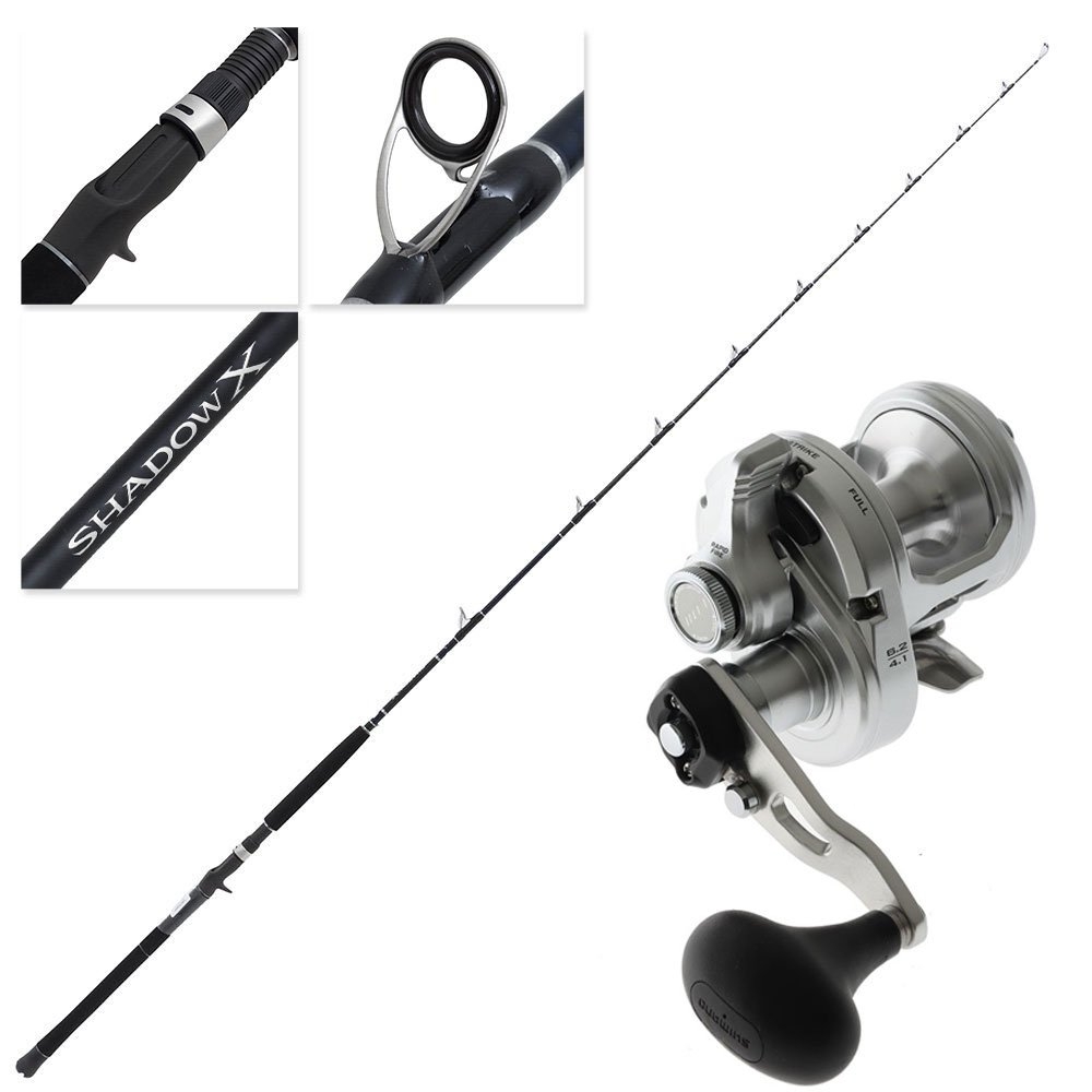 Shimano SpeedMaster LD II 8 Shadow X Heavy 2-Speed OH Boat Combo 7ft 6-10kg 1pc
