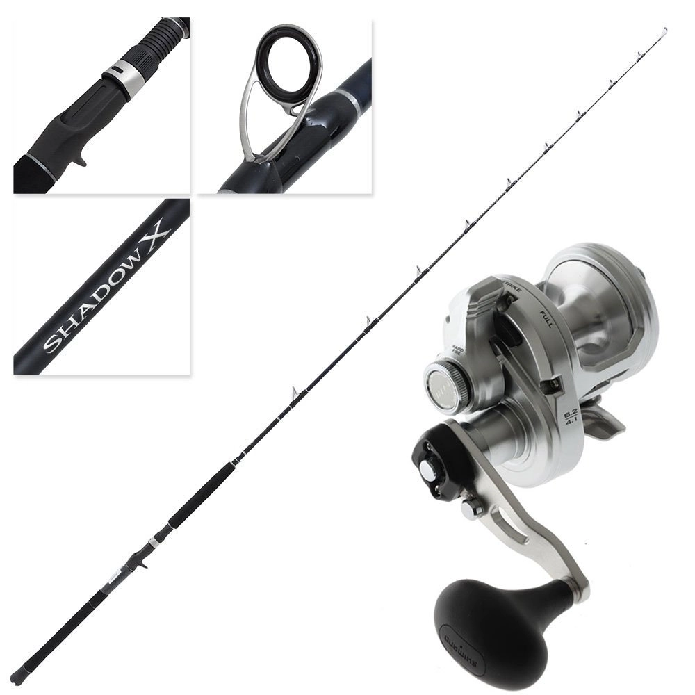 2 speed overhead fishing reels SAMOLLA Heavy Duty Tuna Reel Deep Sea Reel 2.5:1/1.3:1 Gear Ratio Conventional Reel 99LB Max Drag Saltwater Big Game Trolling Reel for Offshore Boat Sailfish Right Handed the Squall Lever Drags graphite frame and sideplates house tough Shimano Tyrnos 2 Speed Overhead