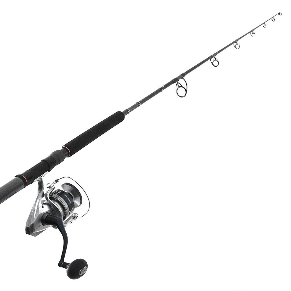 Shimano Saragosa SW A 14000 XG Backbone Topwater Spin Combo 8ft 2in 50-80lb 2pc