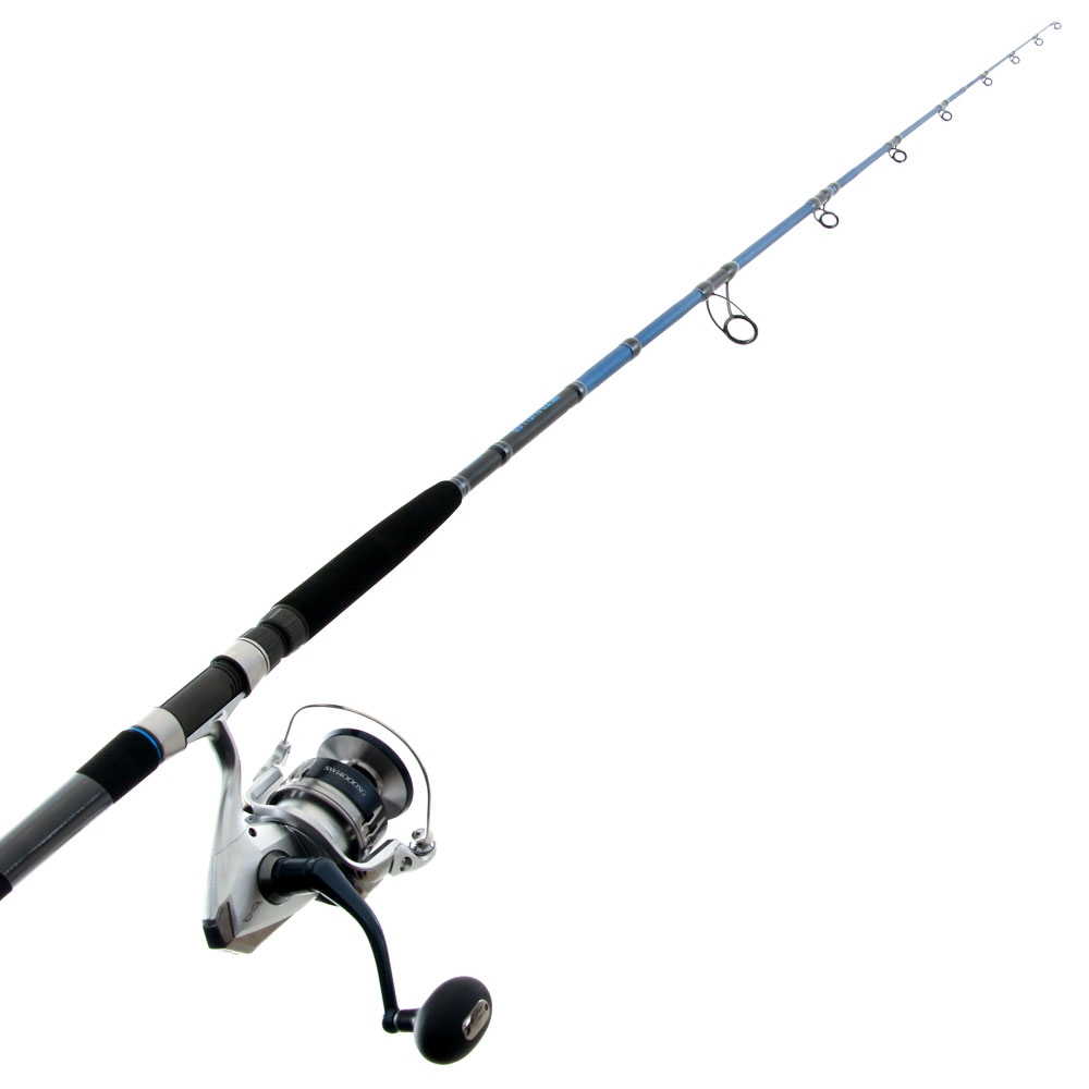 Shimano Saragosa SW A 14000 XG Traveller Topwater Spin Combo 8ft 2in 50-80lb 5pc
