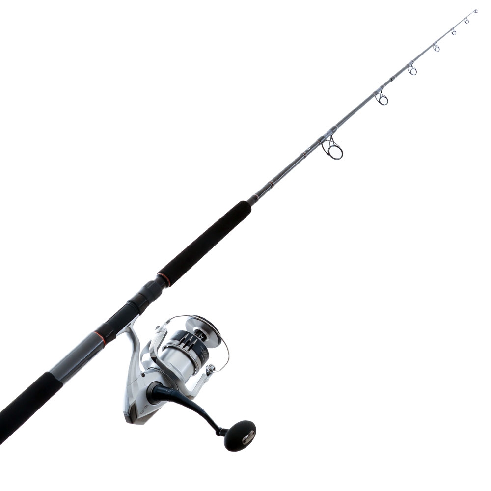 Shimano Saragosa 18000SW AHG Backbone Topwater Travel Spin Combo 8ft 2in 50-80lb 3pc