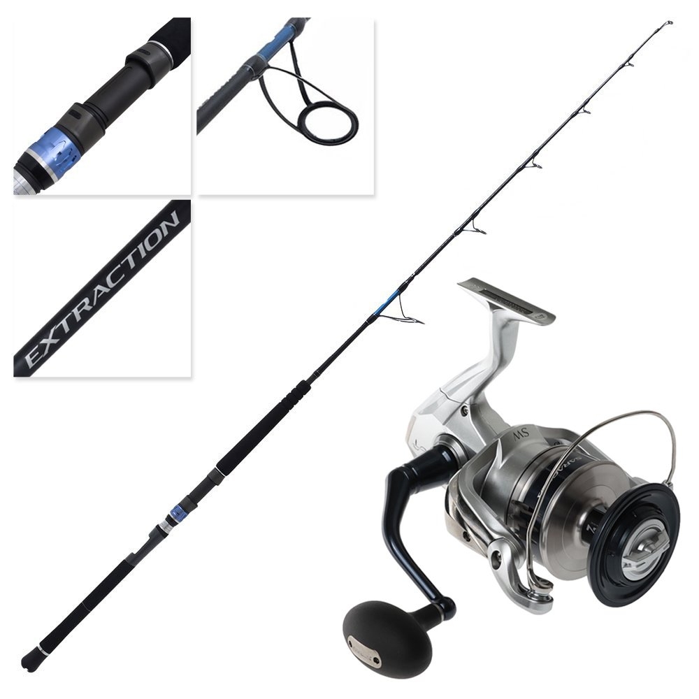 Shimano Saragosa 20000SW APG Extraction Jig Spin Combo 5ft 5in PE6-8 2pc