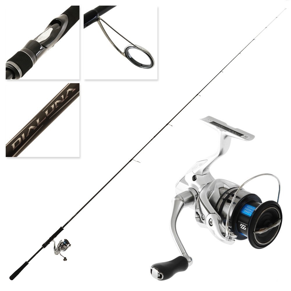 Shimano Stradic FL 2500 HG Dialuna S86L-S Freshwater Spin Combo 8ft 6in PE0.3-1 2pc