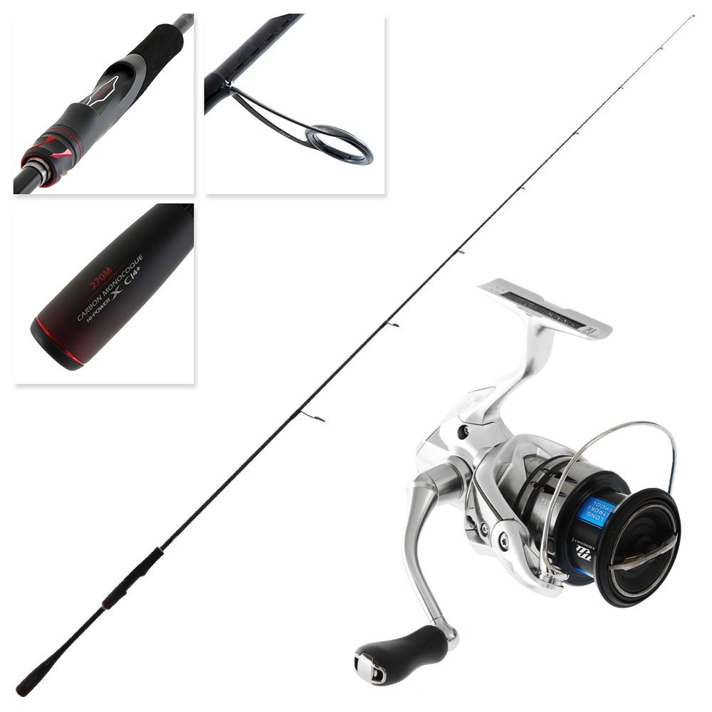 Shimano Stradic FL 2500 HG Zodias 270UL Ultra Light Spin Combo 7ft 2-5lb 2pc