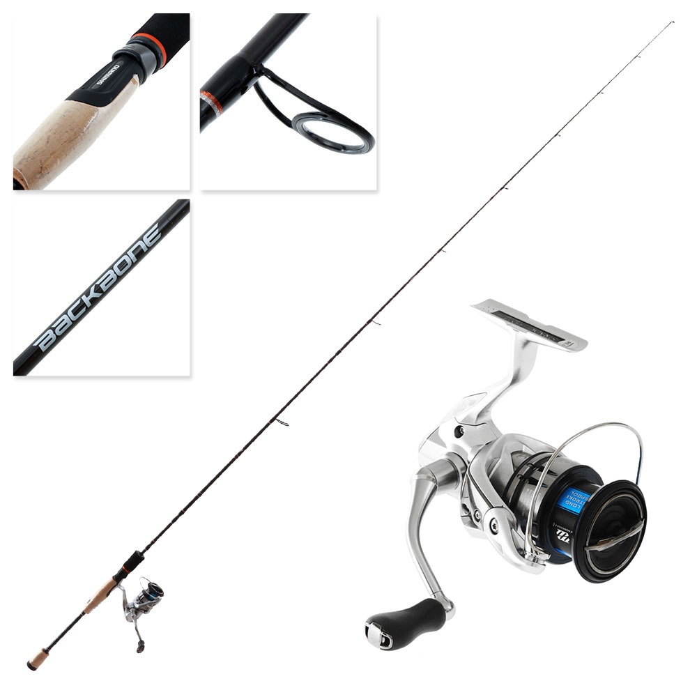 Shimano Stradic FL 2500 HG Backbone Trout Spin Combo 7ft 2-5kg 4pc