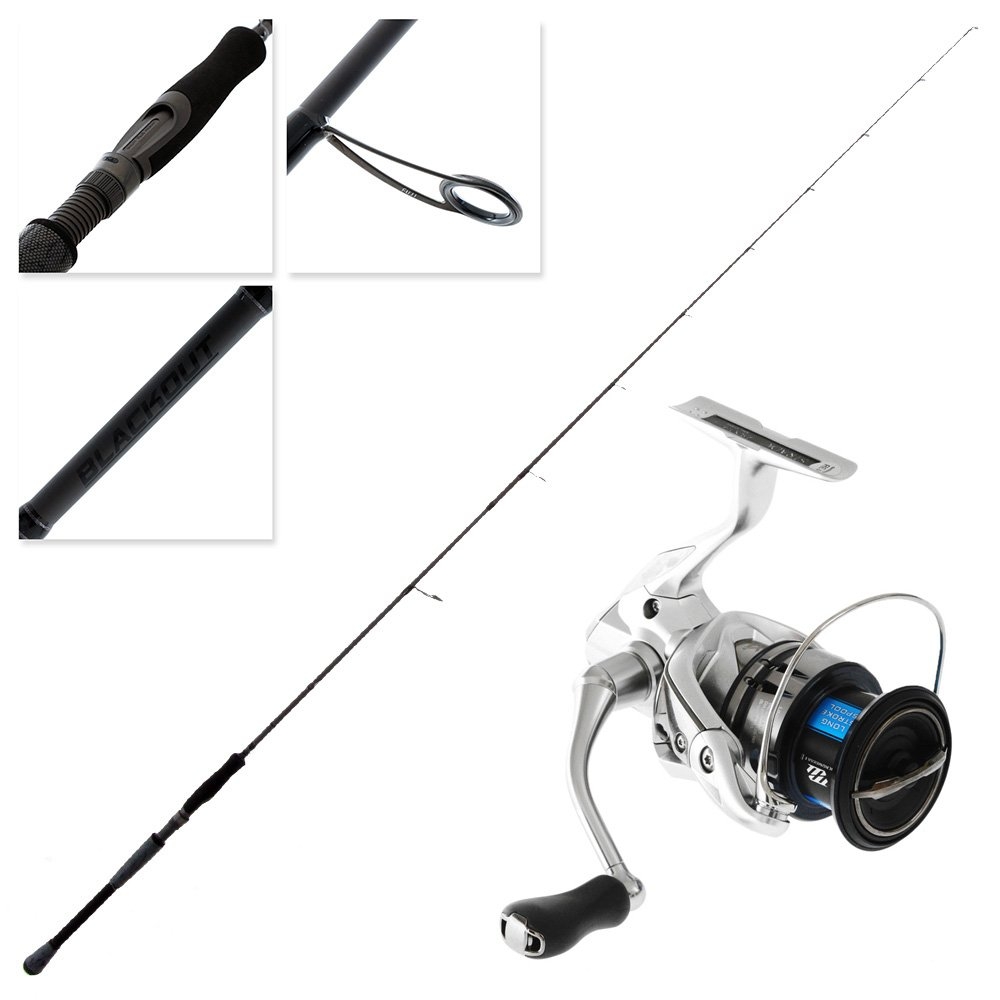 Shimano Stradic FL 2500 HG Blackout Boat Spin Combo 7ft 7-28g 2pc