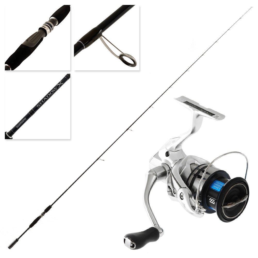 Shimano Stradic FL 2500 HG Shadow X Canal Spin Combo 8ft 2in 2-6kg 2pc