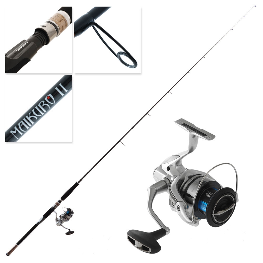 Shimano Stradic FL 4000 XG Maikuro II Softbait Combo 7ft 3in 6-8kg 2pc