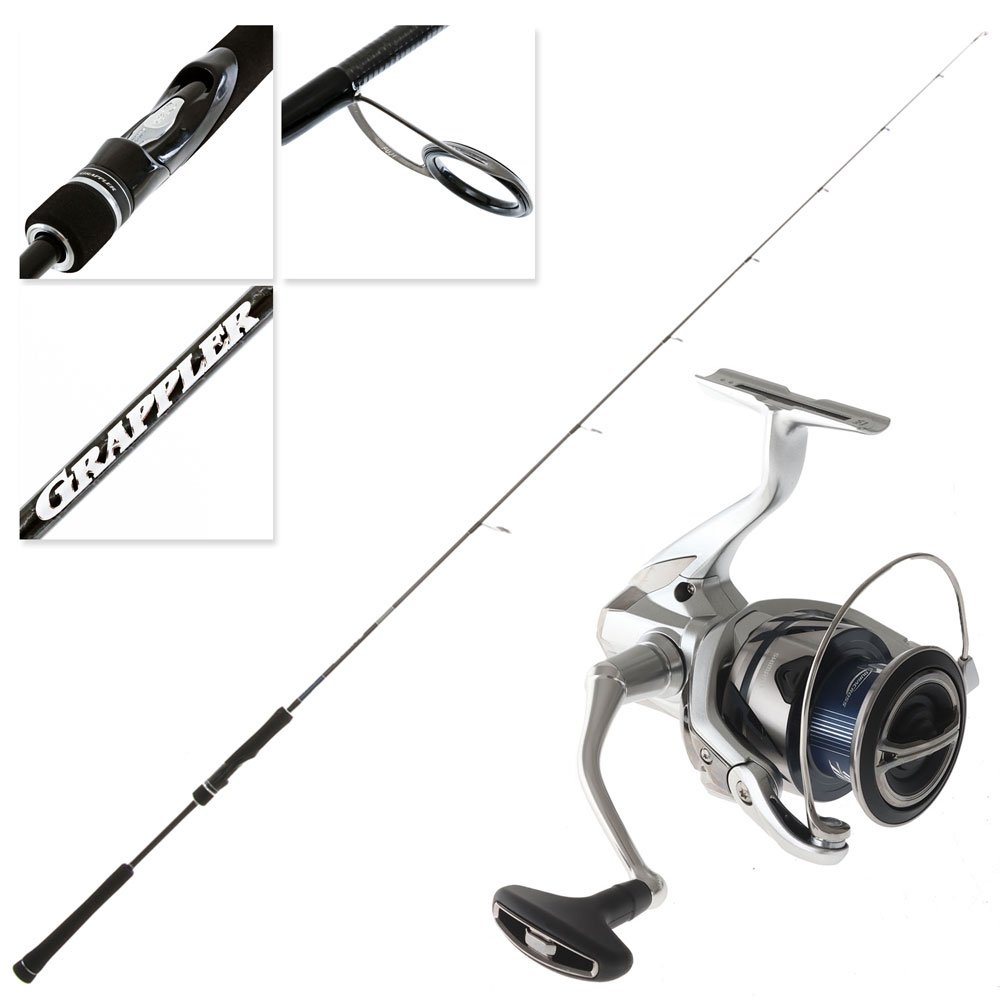 Shimano Stradic 4000FM XG Grappler Type J S631 Light Micro Jig Spin Combo 6ft 3in PE1.5 2pc