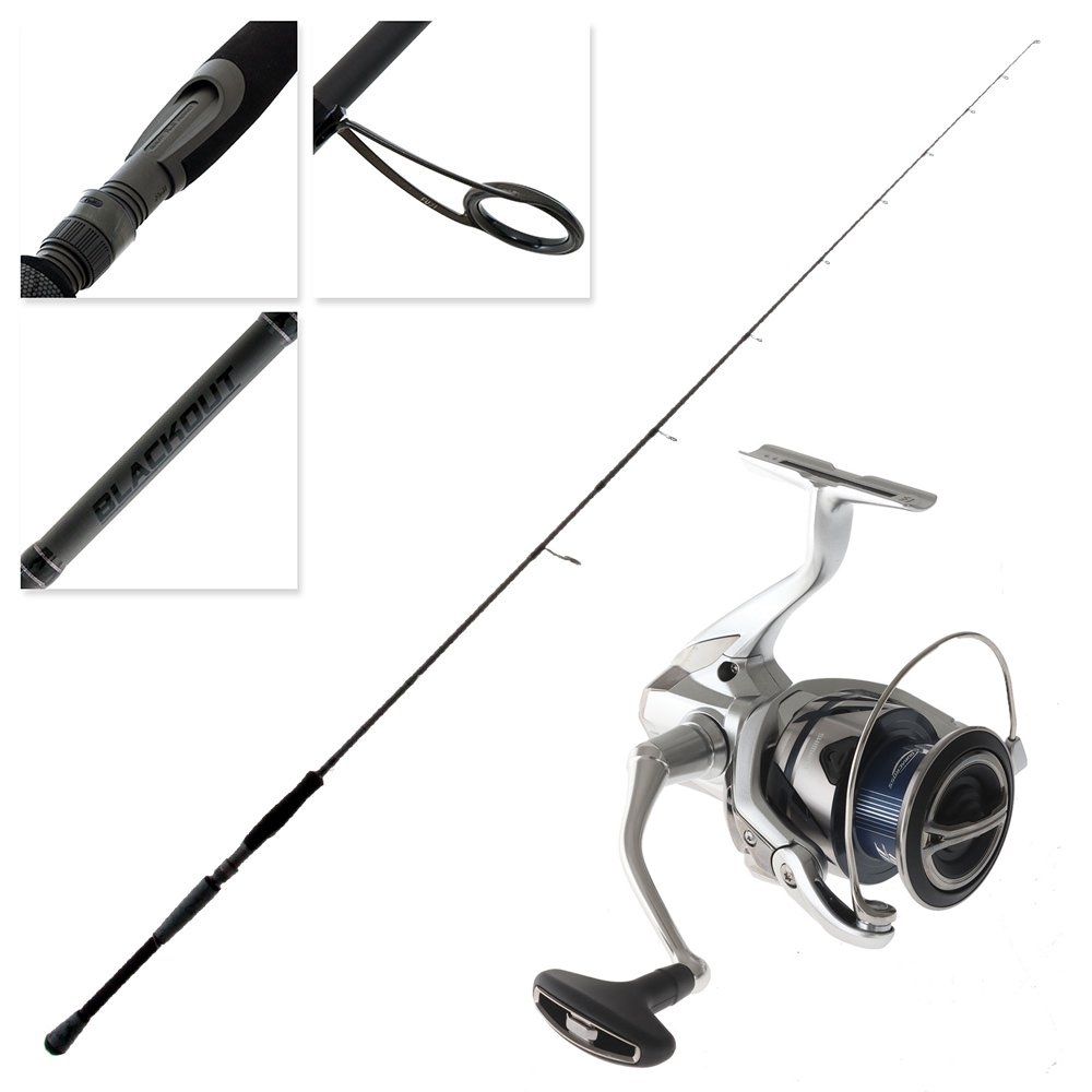 Shimano Stradic 4000FM XG Blackout Softbait Spin Combo 7ft 14-42g 2pc