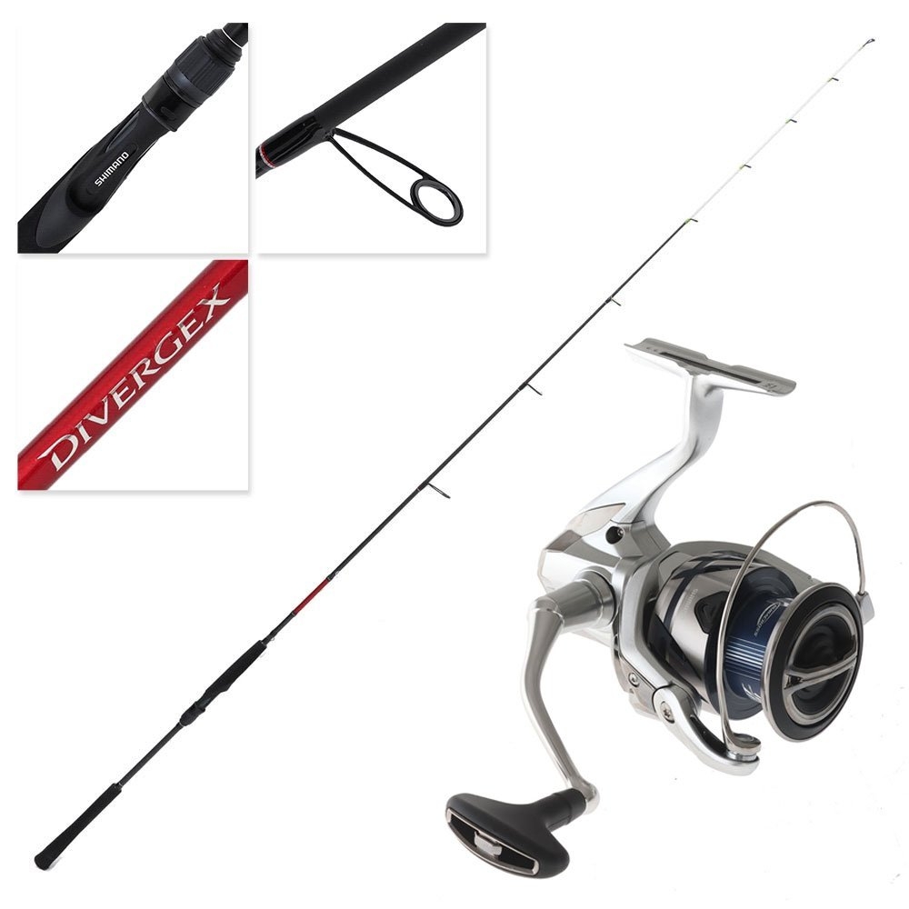 Shimano Stradic 4000FM XG Divergex Slow Jig Spin Combo 6ft 6in PE1.5 1pc