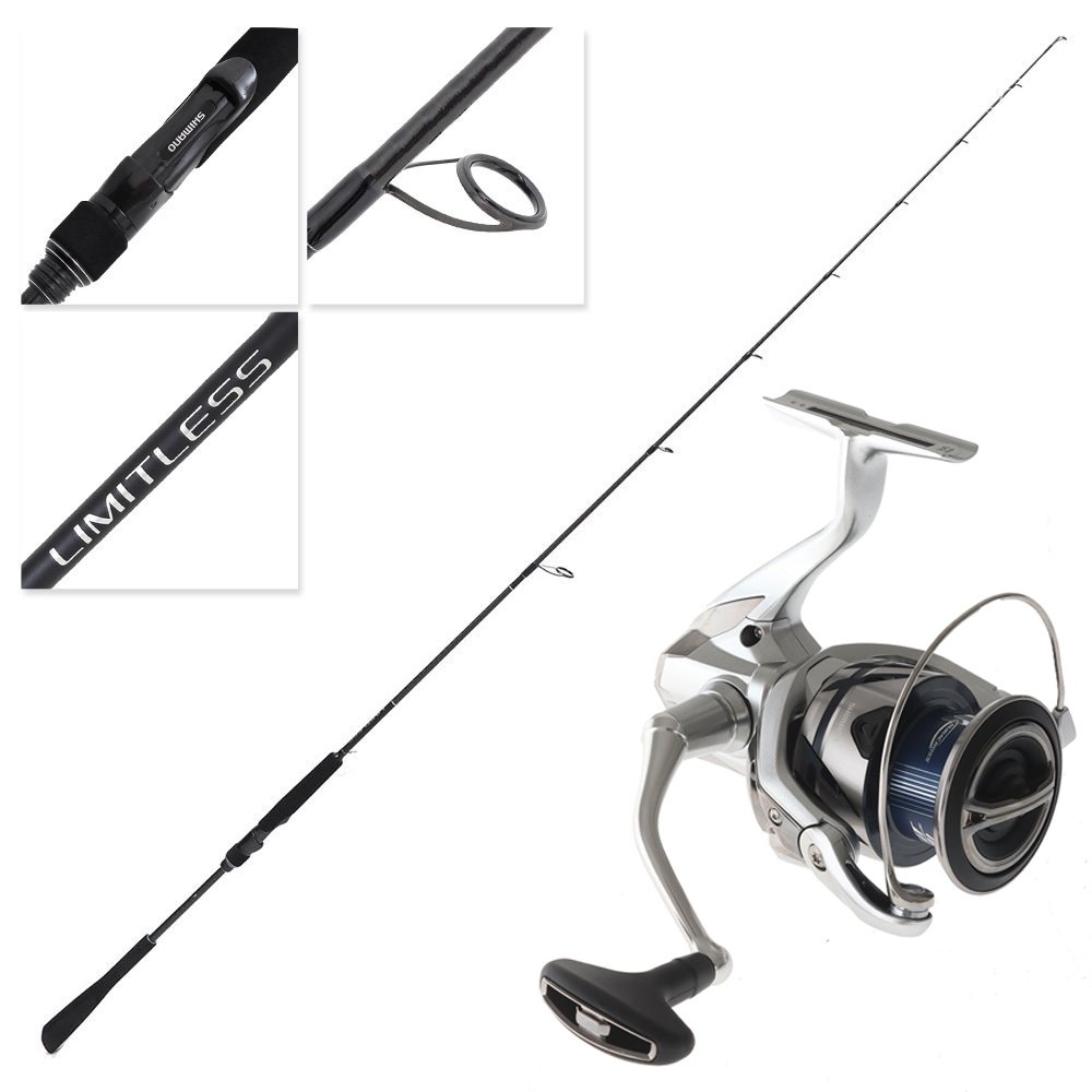 Shimano Stradic 4000FM XG Limitless Slow Pitch Spin Combo 6ft PE3 Max 200g 1pc