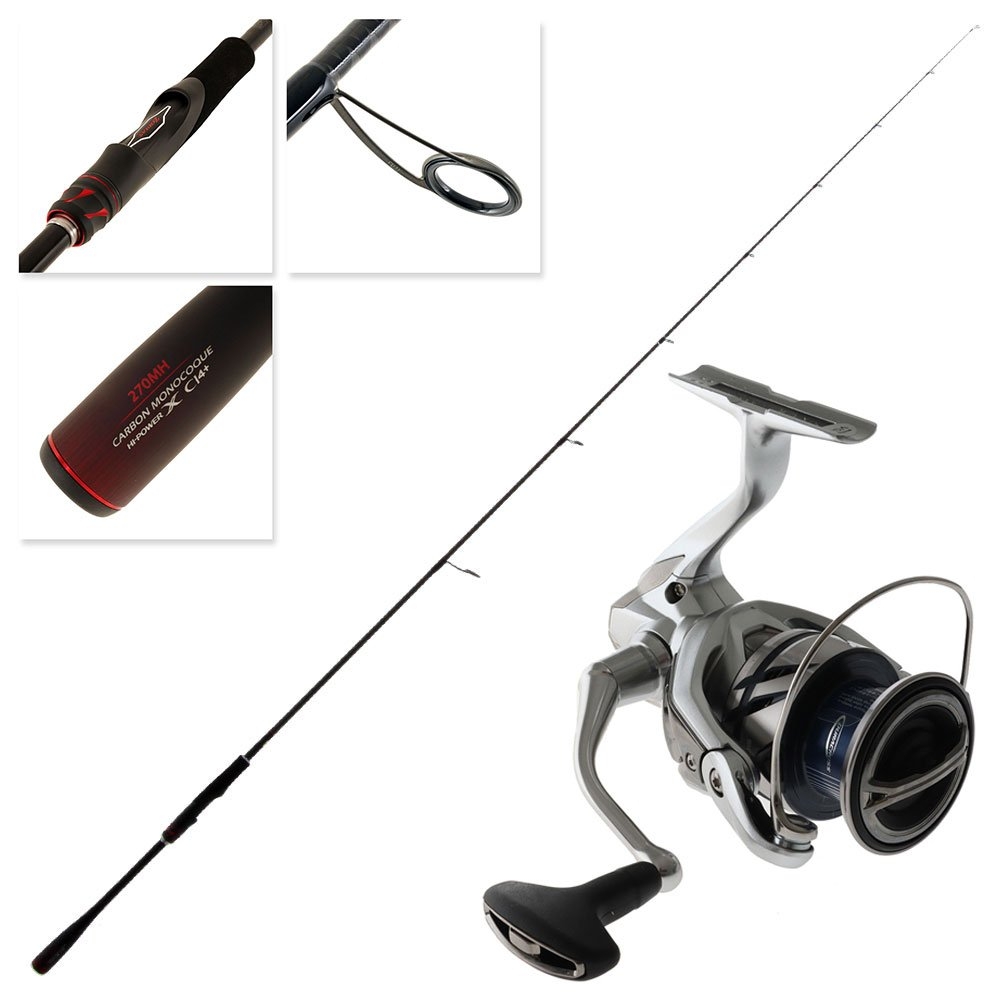 Shimano 23 Stradic C3000FM HG Zodias 270MH Med Heavy Spinning Soft Bait Combo 7ft 6-12lb 2pc