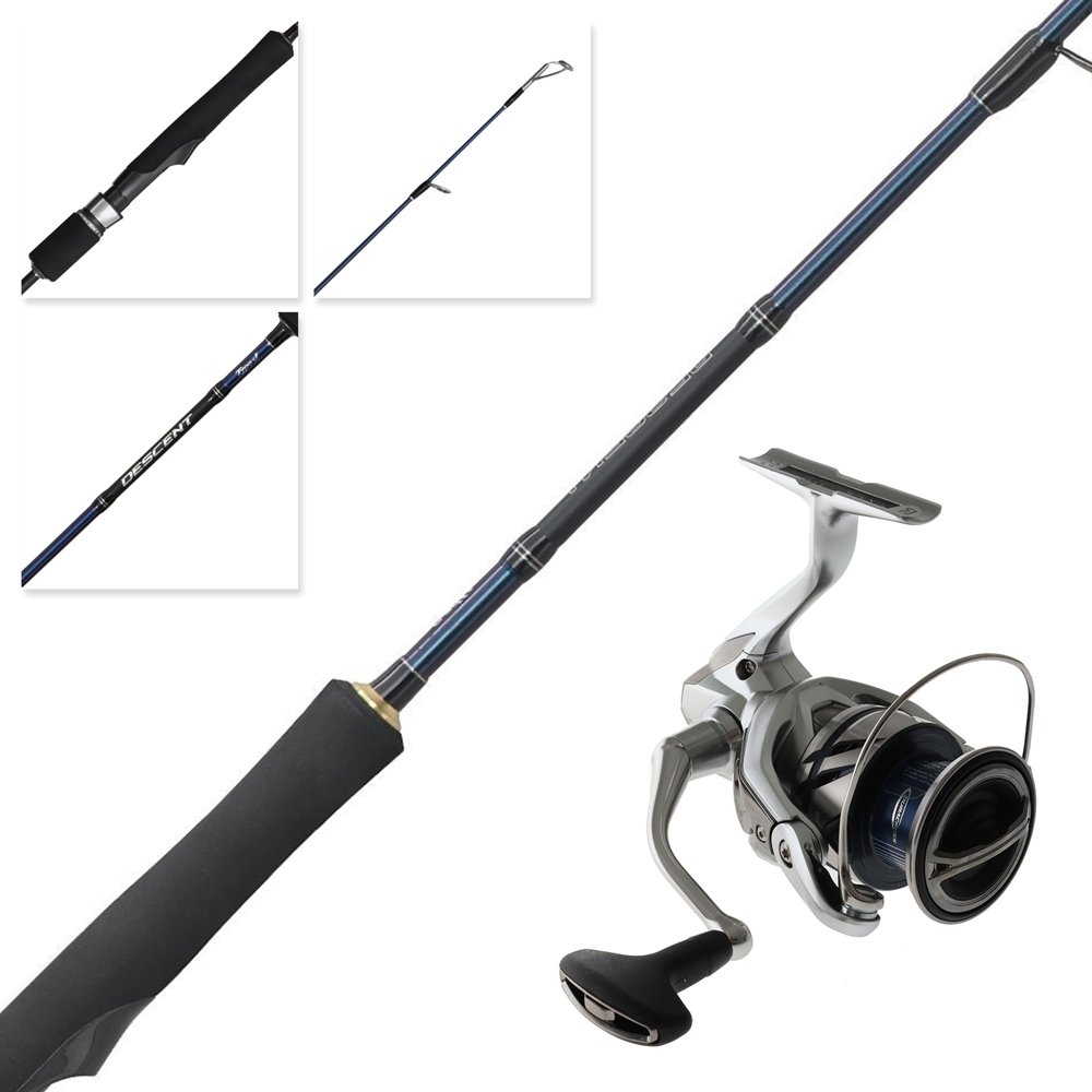 Shimano 23 Stradic C3000FM HG Descent Type J Spinning Slow Jig Combo 5ft 8in PE2 Max 150g 1pc