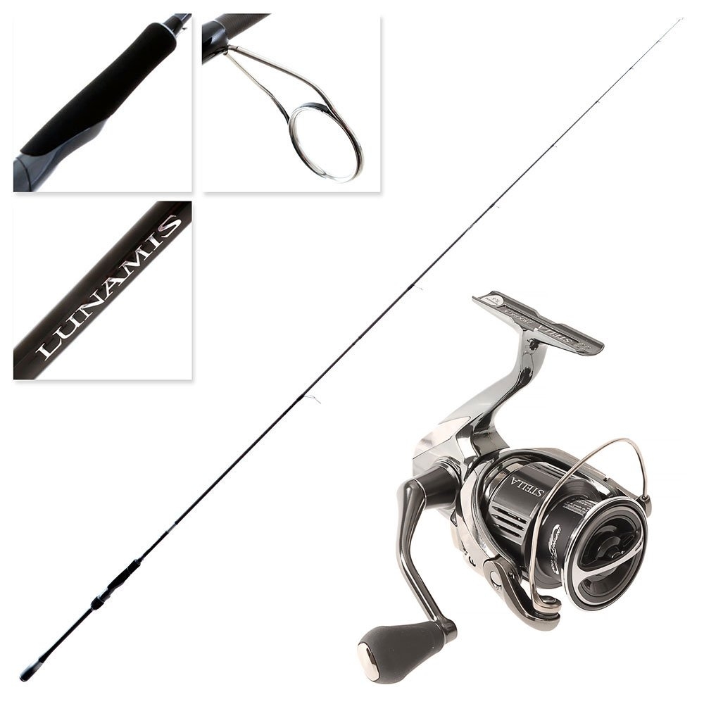 Shimano Stella 2500HG FK Lunamis S86ML Canal Spin Combo 8ft 6in PE0.5-1.5 2pc