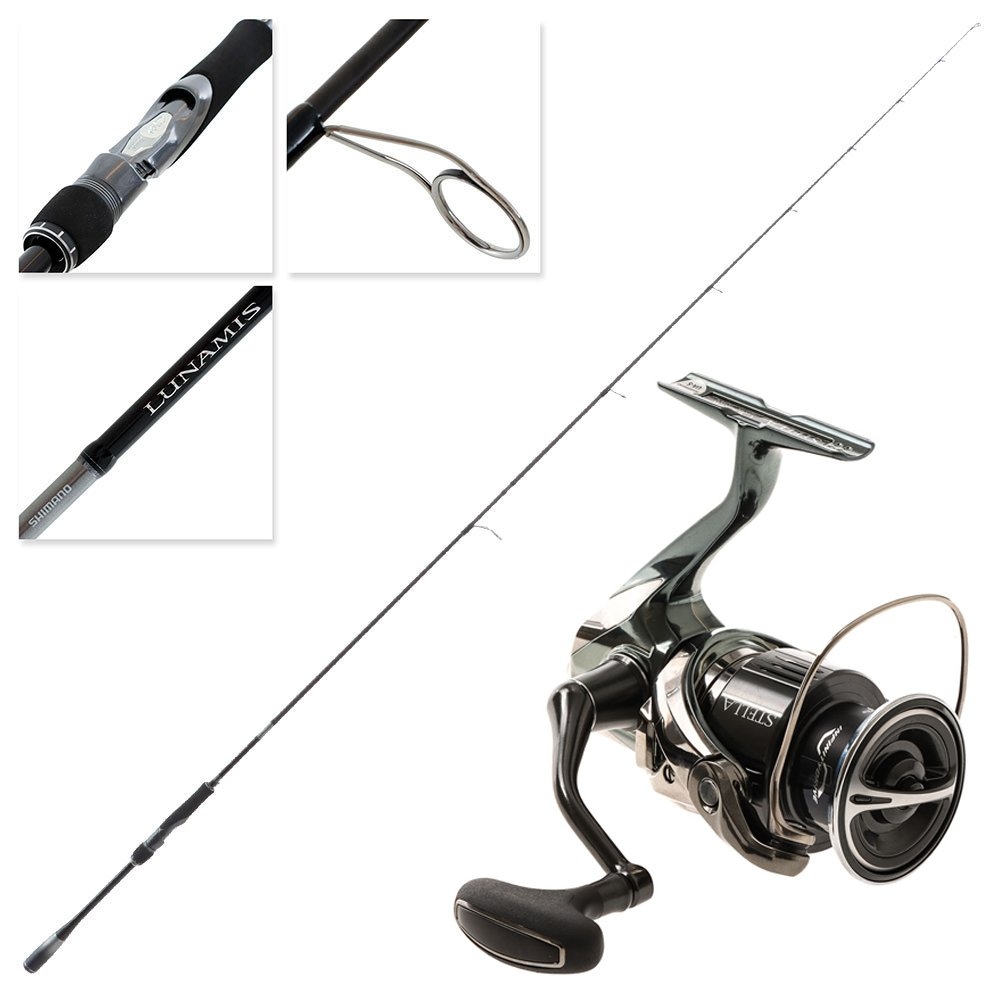 Shimano Stella 4000XG FK Lunamis S80M Softbait Spin Combo 8ft PE0.8-2 2pc