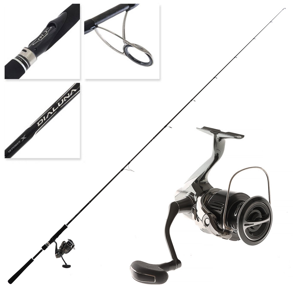 Shimano Stella 4000XG FK Dialuna BS S710MH Softbait Spin Combo 7ft 10in PE1-2.5 2pc