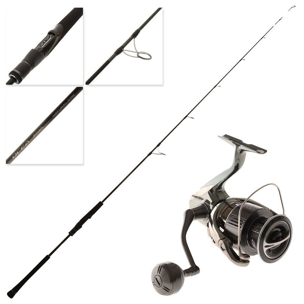 Shimano Stella C5000XG FK 24 Ocea Jigger Natural Jerk S64-3 Spinning Combo 6ft 4in PE3 1pc