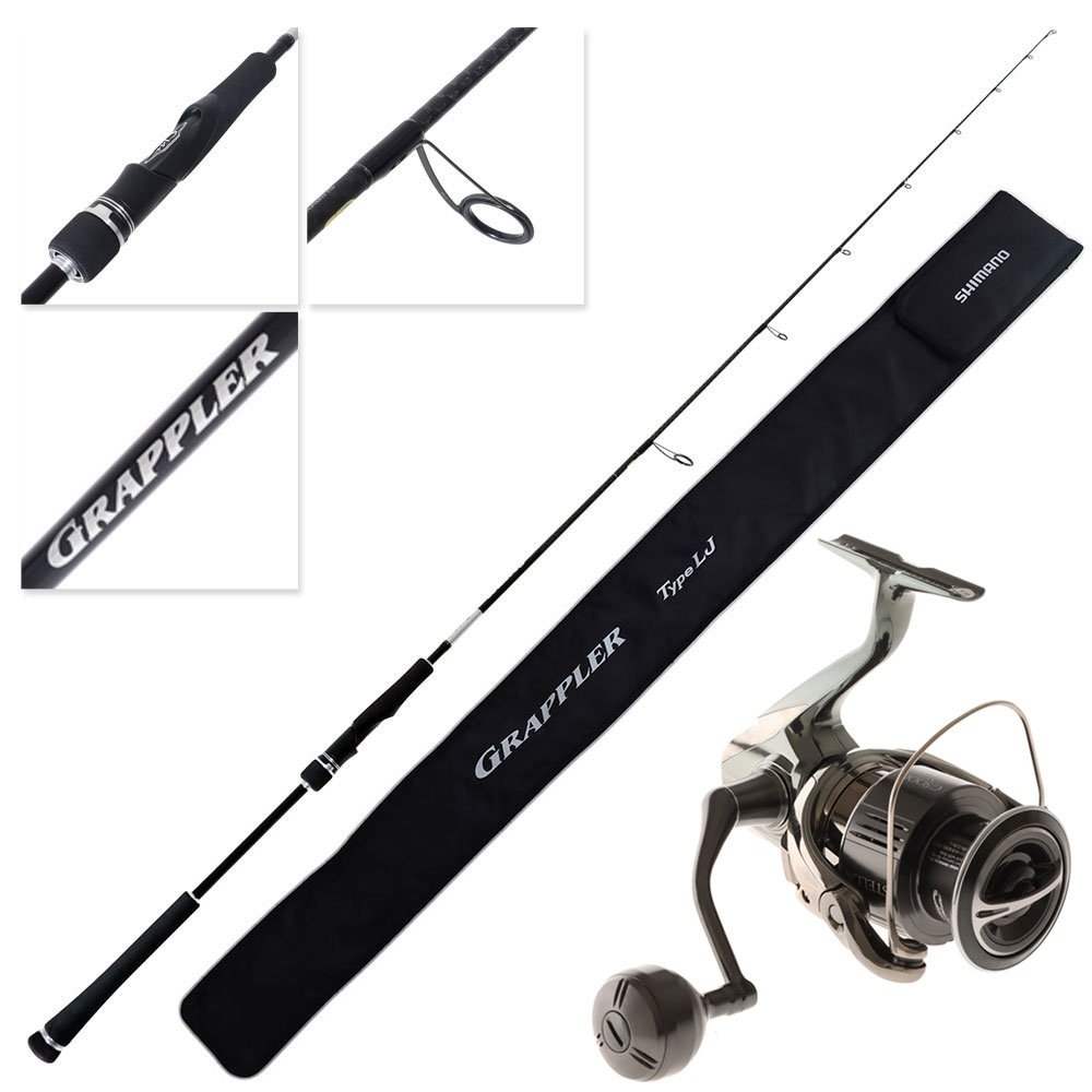 Shimano Stella C5000XG FK 25 Grappler Type LJ S633 Light Spin Jig Combo 6ft 3in PE2 50-180g 2pc