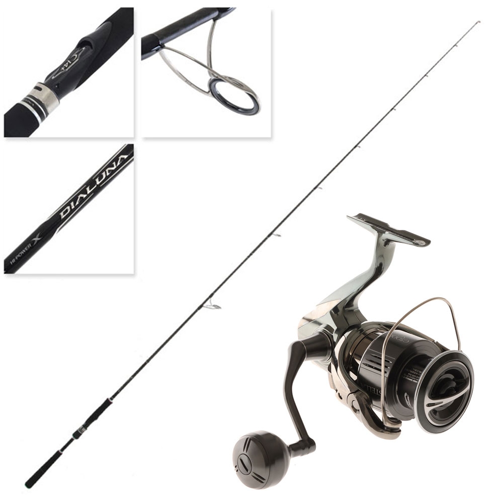 Shimano Stella C5000XGFK Dialuna BS S710MH Softbait Spin Combo 7ft 10in PE1-2.5 2pc