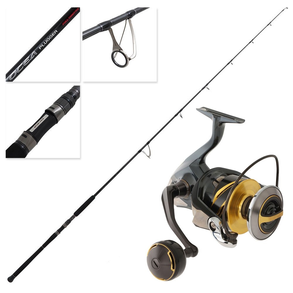 Shimano 25 Stella SWD 10000 HGD Ocea Plugger Heavy Topwater Combo 8ft 3in PE8 2pc