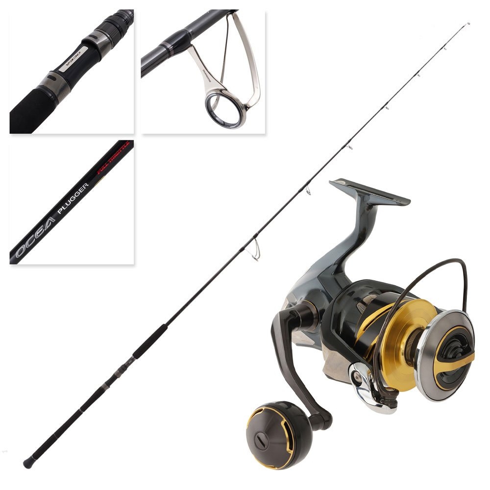 Shimano 25 Stella SWD 10000 HGD Ocea Plugger MH Topwater Combo 8ft 3in PE6 2pc