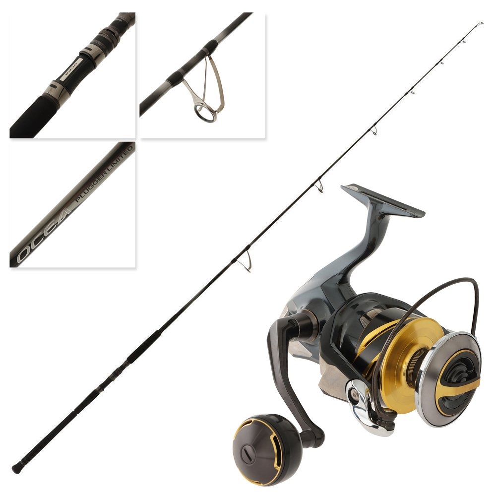 Shimano 25 Stella SWD 10000 HGD 25 Ocea Plugger Limited S88MH Medium Heavy Topwater Spin Combo 8ft 8in PE6 2pc
