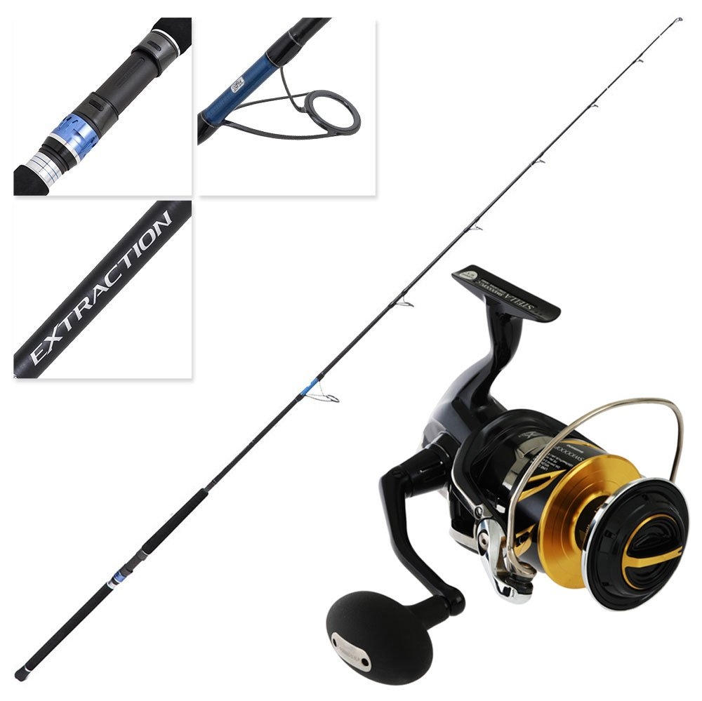 Shimano Stella SW 10000 PG Extraction Topwater Stickbait Combo 8ft 2in PE6-8 2pc