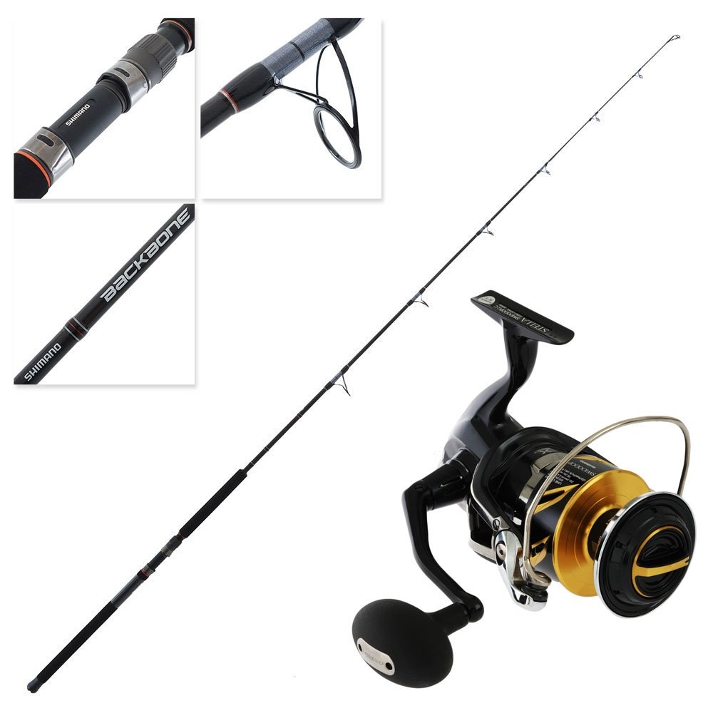Shimano Stella SW 10000 PG Backbone Topwater Stickbait Combo 8ft 3in 50lb 2pc