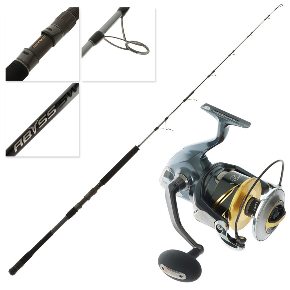 Shimano Stella SW 20000 PGD Abyss SW Spin Jig Combo 5ft 3in 200-400g 1pc