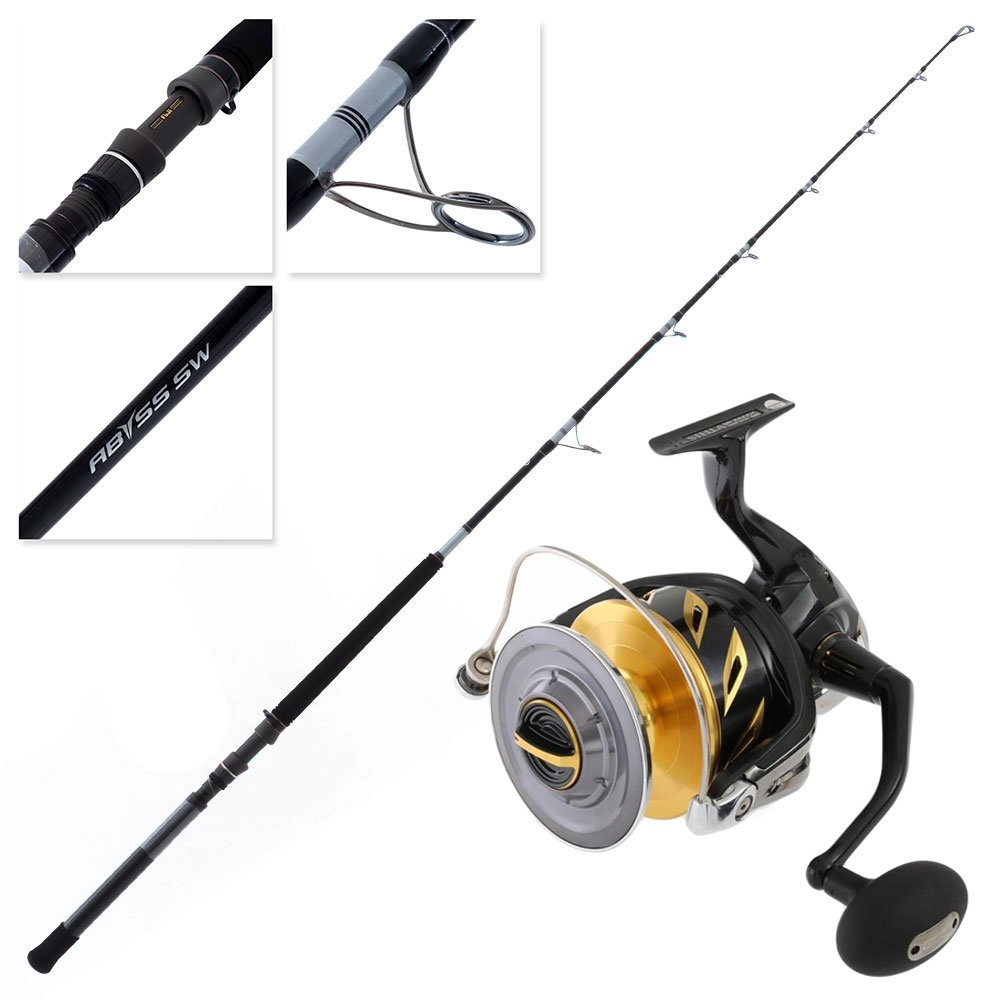 Shimano Stella 30000 SW C Abyss SW Spinning Game Combo with Harness Lugs 6ft 4in 100lb 1pc - Big Game Rod & Reel Combos - Rod & Reel Combos - Fishing Shimano Stella 30000 SW C Abyss SW Spinning Game Combo with Harness Lugs 6ft 4in 100lb 1pc - Big Game Rod & Reel Combos - Rod & Reel Combos - Fishing