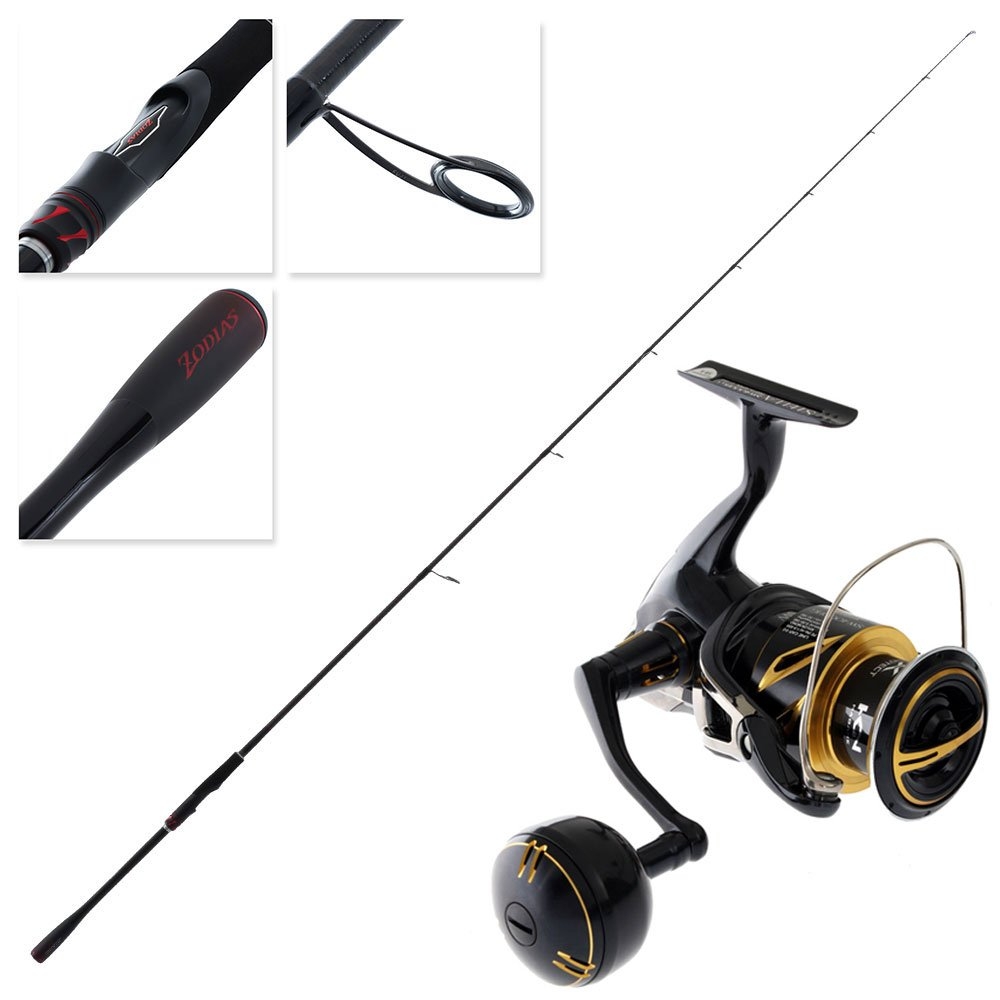 Shimano Stella 4000 SW HGC Zodias Extra Heavy Softbait Spin Combo 7ft 4in 10-20lb 12-42g 2pc