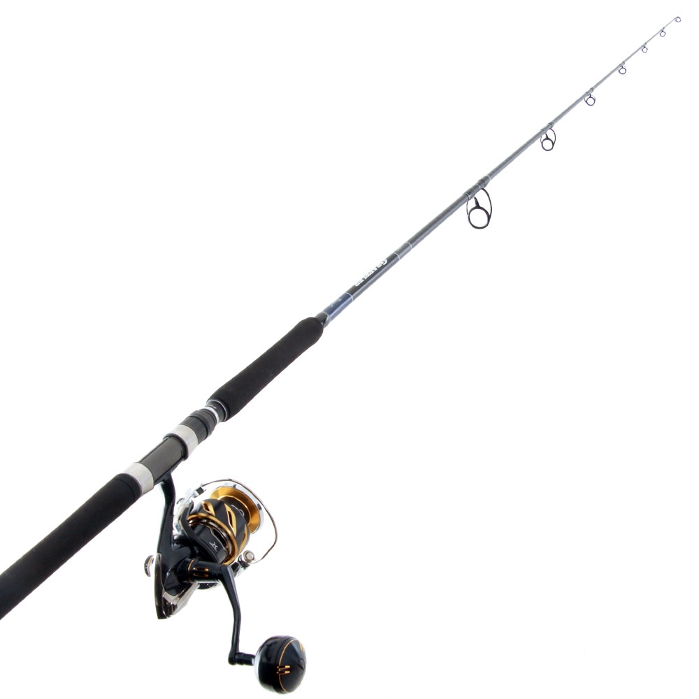 Shimano Stella 5000 SW HGC Grappler Type C S80M Topwater Spin Combo 8ft PE5 2pc