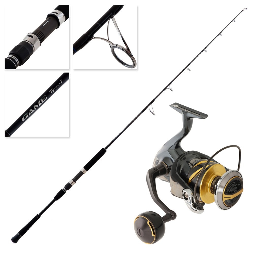 Shimano 25 Stella SW 8000 PG Game Type J S566 Jig Spin Combo 5ft 6in PE6 300g 1pc