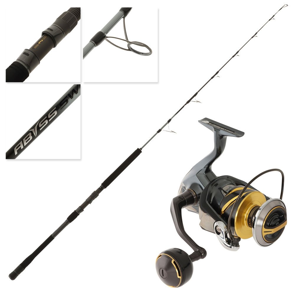 Shimano 25 Stella SW 8000 PG 25 Abyss SW Spin Jig Combo 5ft 3in 200-400g 1pc