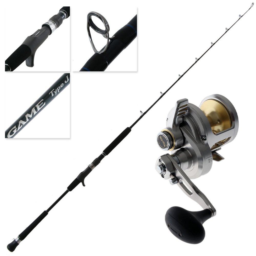 Shimano Talica 12 IIA Game Type J B538 2-Speed Jigging Combo 5ft 3in PE8 400g 1pc