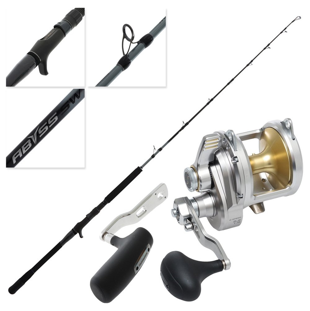 Shimano Talica 20A 2-Speed Abyss Tuna Jigging Combo 5ft 3in 300-400g 1pc
