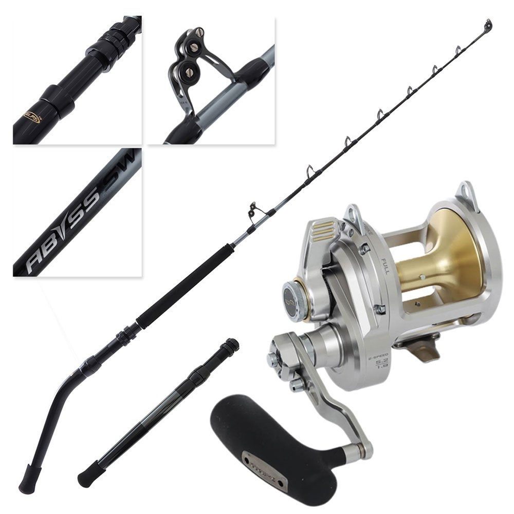 Shimano Talica II 25A Abyss SW Dual Butt Game Combo 5ft 6in 50lb 2pc