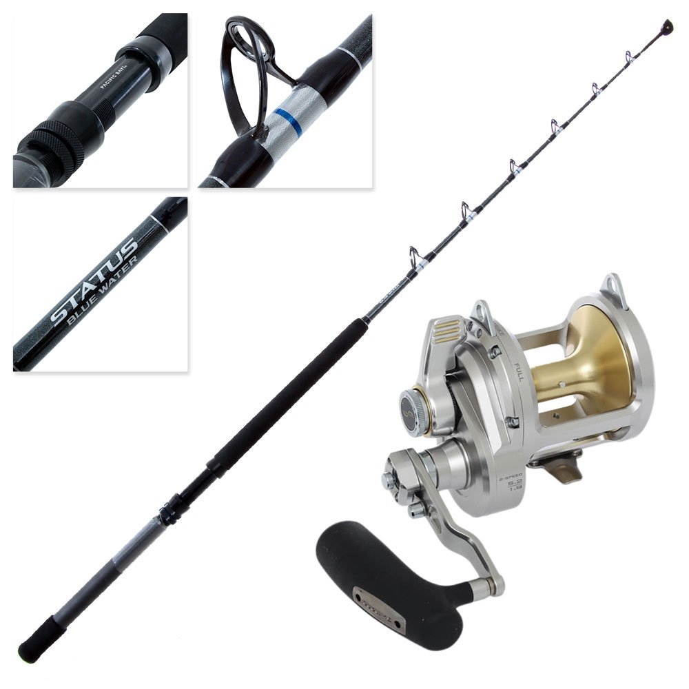 Shimano Talica II 25A Status Blue Water 2-Speed Roller Tip Game Combo 5ft 6in 37kg 1pc