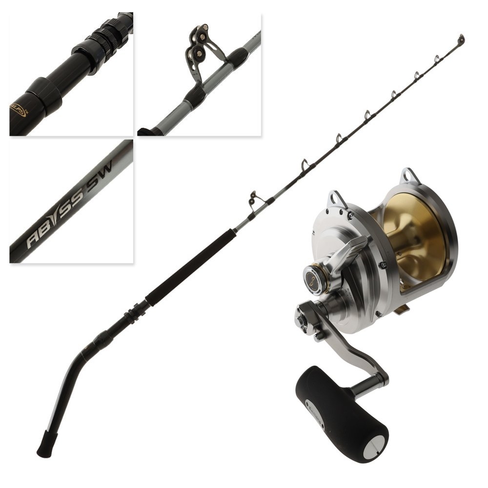 Shimano 25 Talica 50IIA Abyss SW Dual Butt 2-Speed Game Combo 5ft 6in 80lb 2pc