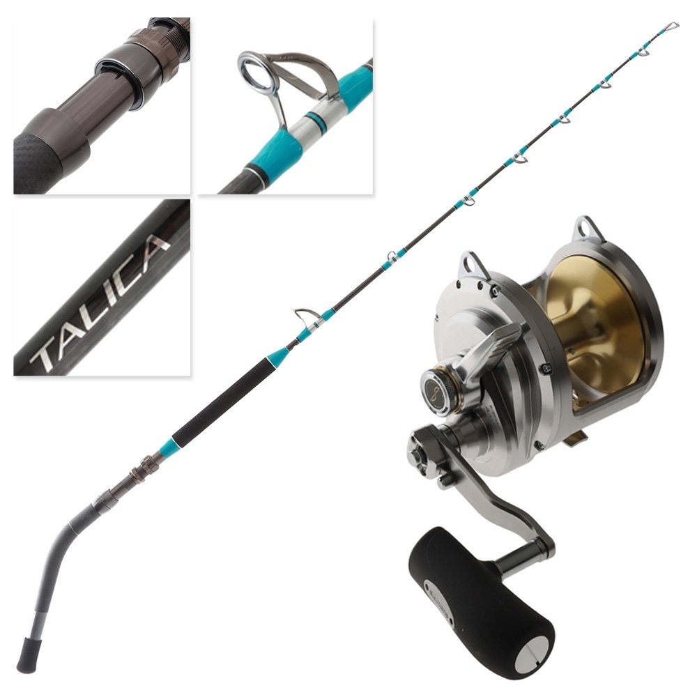 Shimano Talica 50IIA Offshore OH Spiral Wrap Bent Butt Game Combo 6ft 50-80lb 2pc