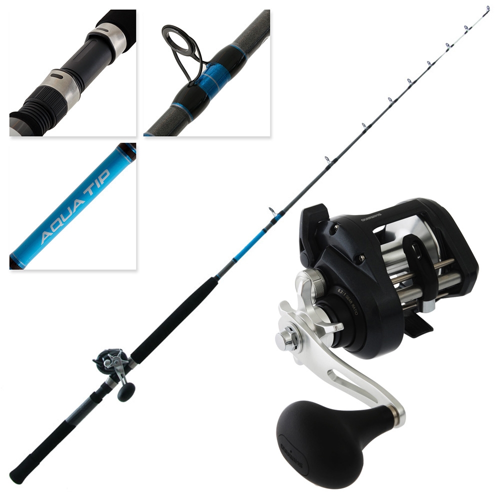 Shimano Tekota 500 A-HG Aquatip Overhead Boat Combo 6ft 10kg 1pc
