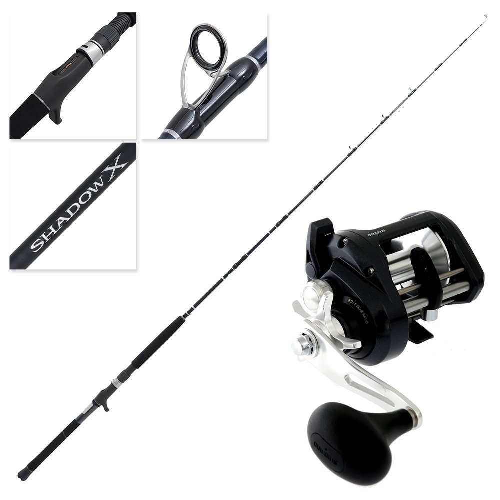 Shimano Tekota 600 A-HG 24 Shadow X Boat Combo 6ft 3in 10-15kg 1pc