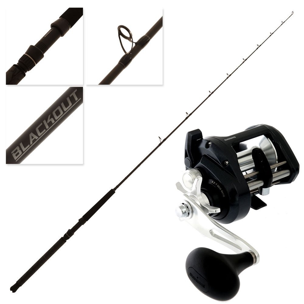 Shimano Tekota 600 A-HG Blackout Boat Combo 6ft 6in 10-15kg 1pc