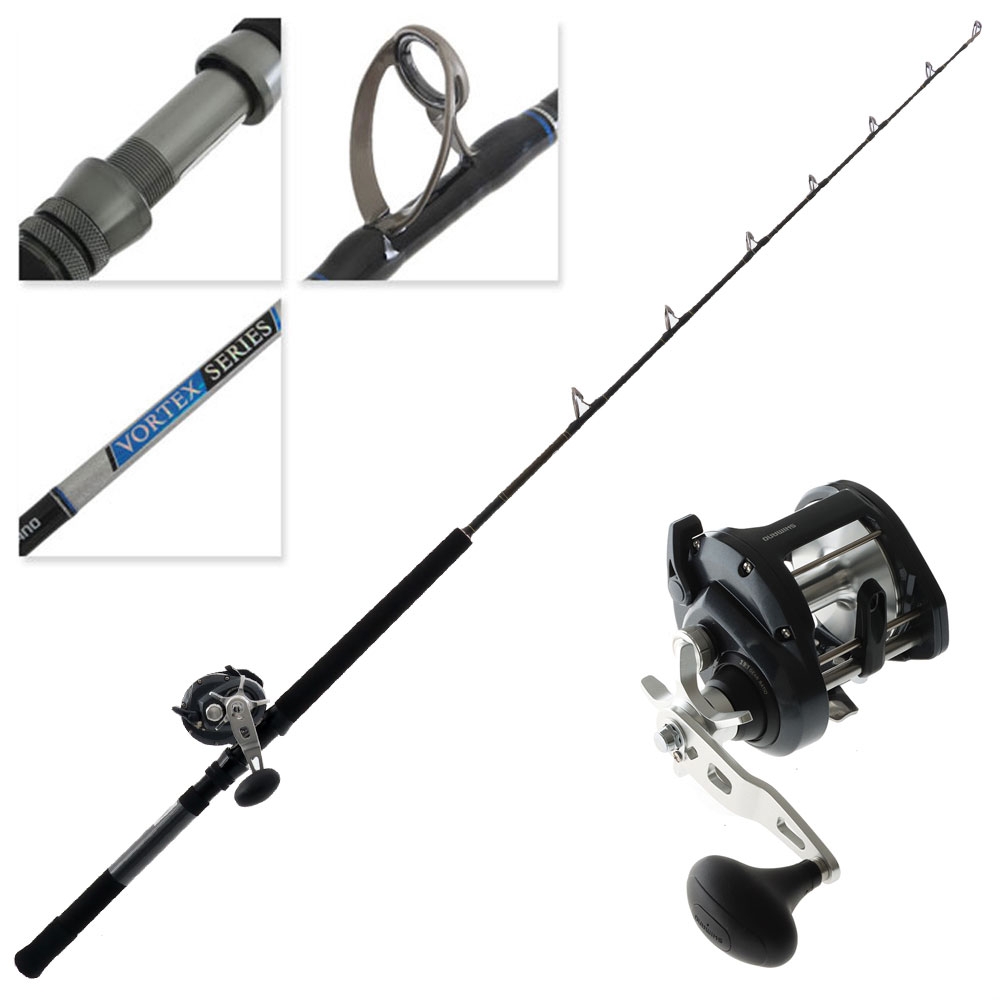 Shimano Tekota 800PG A Vortex Level Wind Boat Combo 5ft 7in 15-24kg 1pc